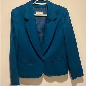 Pendleton Blue Tailored Blazer Classic Suit Jacket